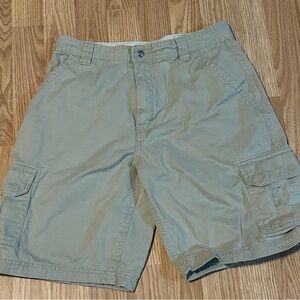 Faded Glory Tan Cargo Shorts - 100% Cotton - Size 12 Husky